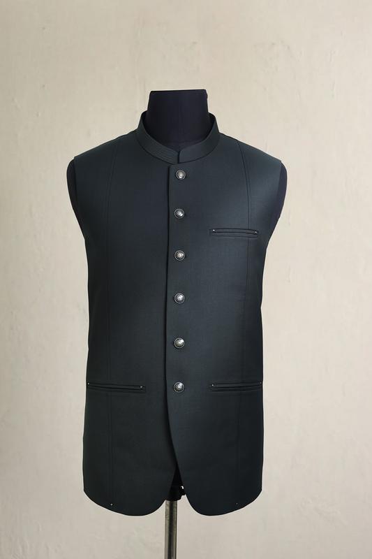 Olive Green Waistcoat